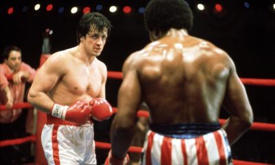 Rocky-elokuvan nyrkkeilykohtauksessa Sylvester Stallone eli Rocky Balboa