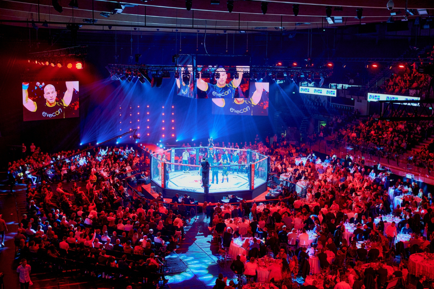 MMA Raju 18 -tapahtuman yleisö