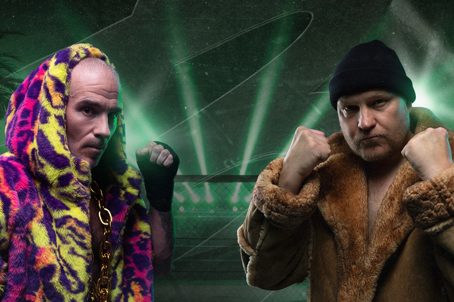 Beazt Fight Nightin pääottelijat Aleksi Valavuori ja Kalle Palander