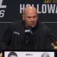 Dana White UFC-ennakkotilaisuudessa. Valkoisen talon UFC-ottelut julki lauantaina!