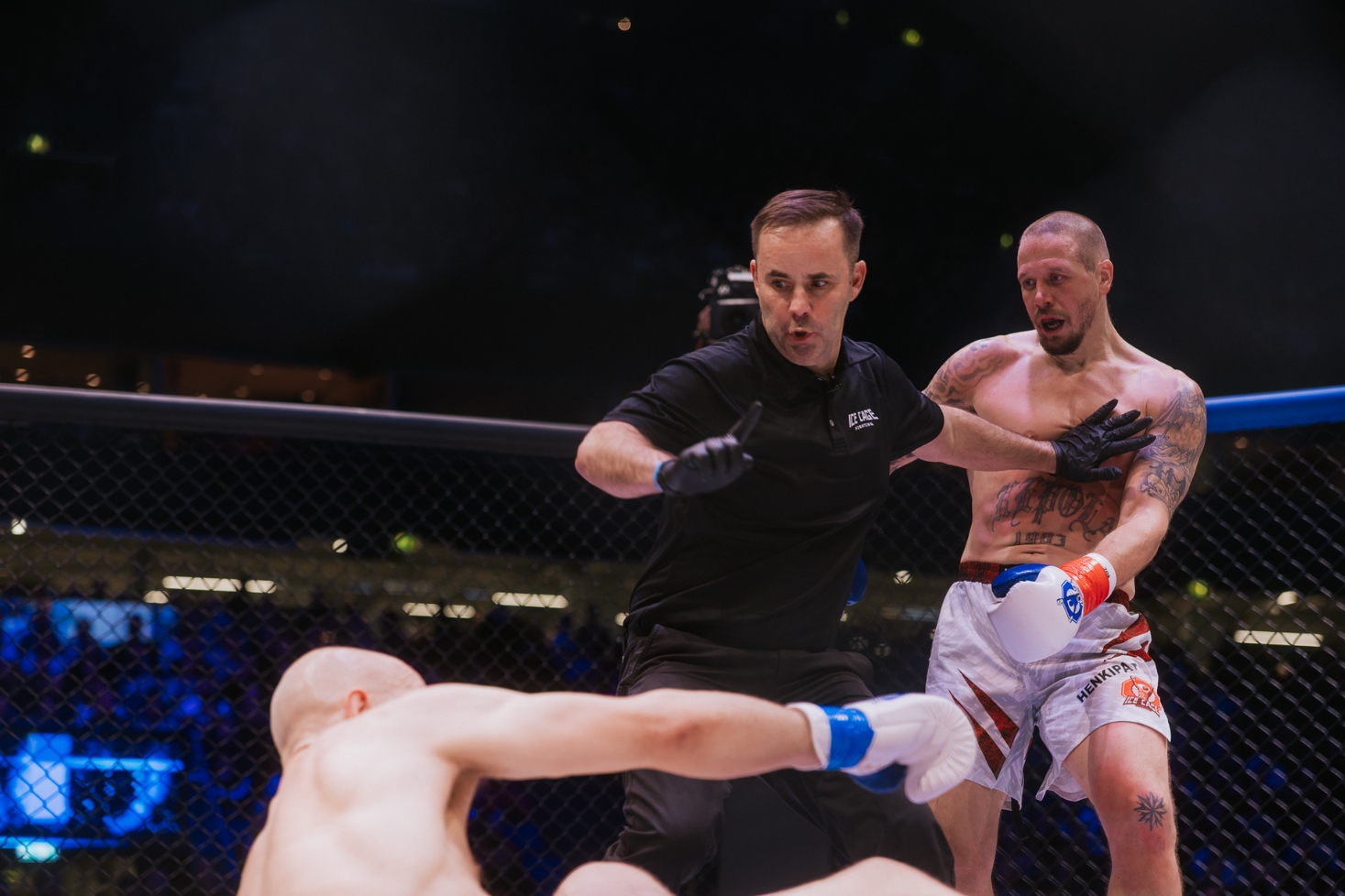 Jussi Pirttikangas Ice Cage 6:ssa.