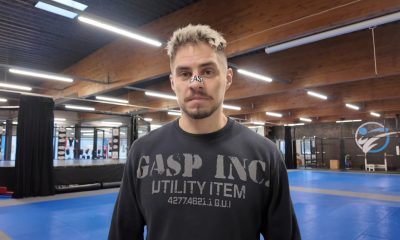 Tommy Oksa salilla. Tommy Oksa ottelee Rähinä MMA -illassa Porissa!