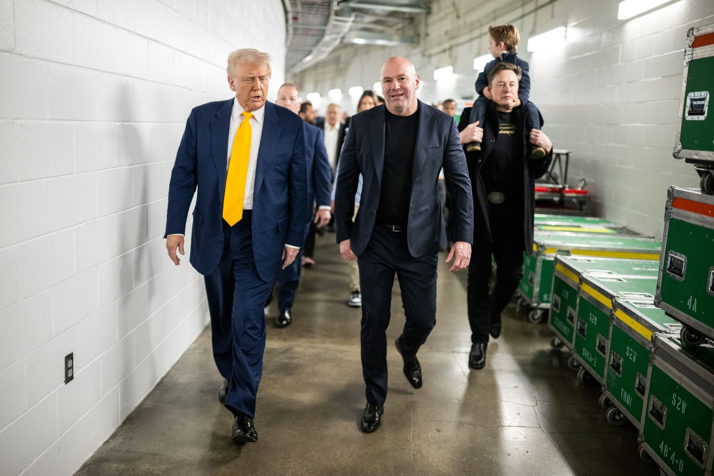 Donald Trump, Dana White ja Elon Musk. Dana White paljasti: tämä UFC:n Valkoisen talon tapahtumasta puuttuu!
