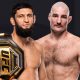 Khamzat Chimaev kohtaa Sean Stricklandin UFC 328:ssa