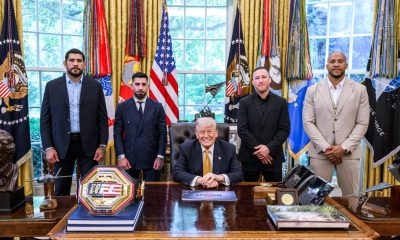 UFC-tähdet vierailivat Valkoisessa talossa