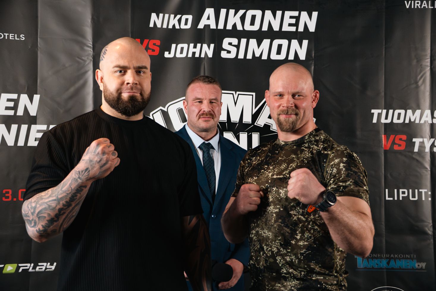 Voimaa On! Fight Nightin Jesse Miettinen ja Rami Hietanimi